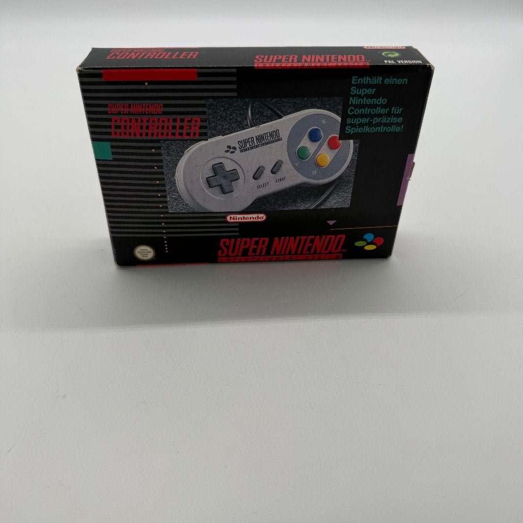 Super Nintendo Controller - met originele doos (Duitstalig), Ophalen of Verzenden, Zo goed als nieuw, Met 1 controller