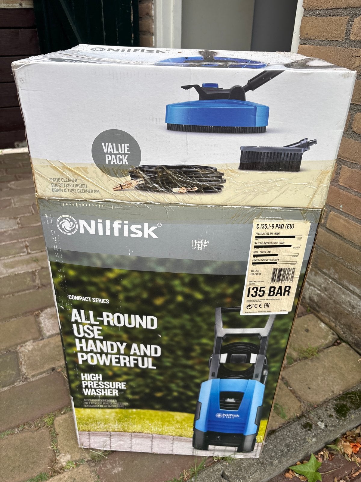 Nilfisk Hoge Druk Reiniger C 135.1-8 PAD (EU) - Nieuw in doo, Ophalen, Nieuw, Elektrisch