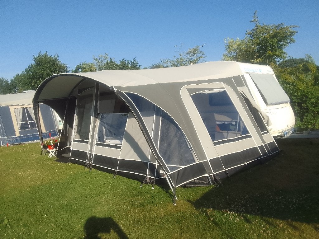 Voortent Unico Genua 320, Ophalen, Zo goed als nieuw, Ten Cate All Season 240g/m2, Overige merken