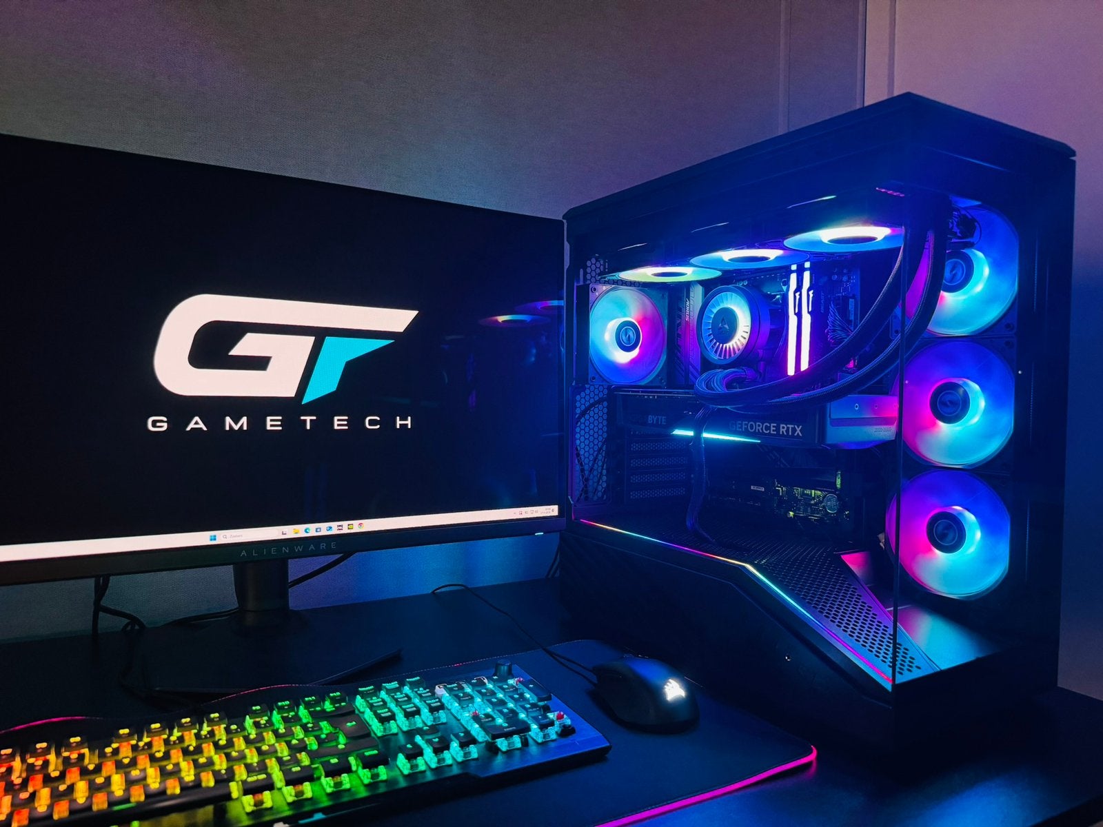 SUPREME 26 - HIGH END GAME PC - RTX 5070 Ti Ryzen 7 9800X3D, Info@gametechpc.nl, 32 GB, Nieuw, Ophalen of Verzenden