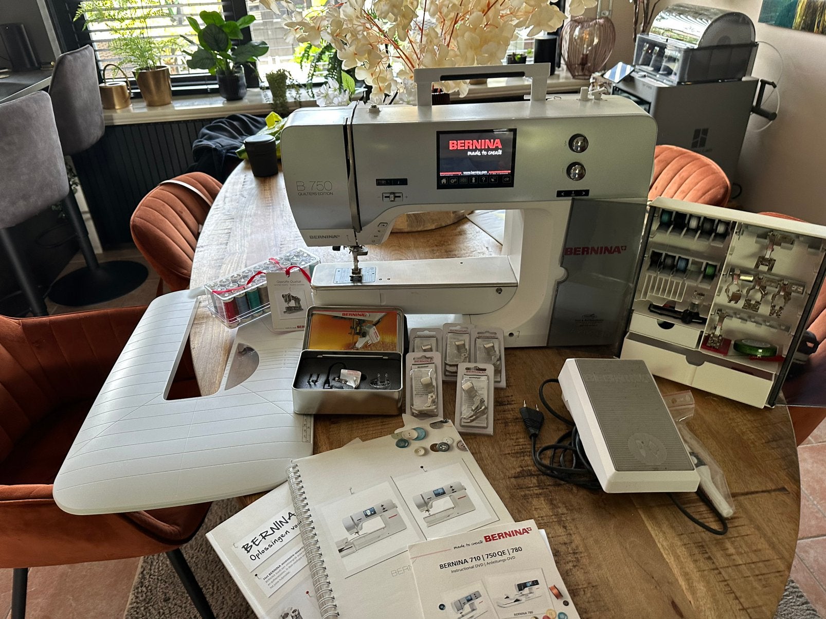 Bernina B750 quilters edition, Ophalen, Gebruikt, Naaimachine, Bernina