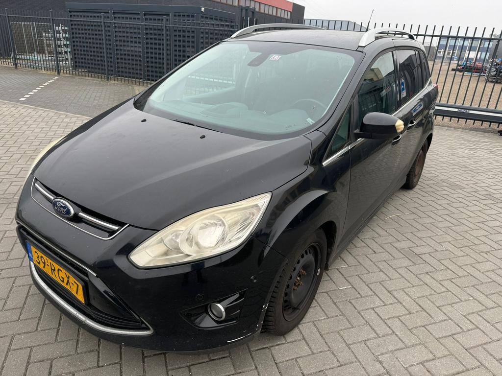 Ford Grand C-Max 1.6 SCTi Titanium 2011 Motor is goed!, Auto's, Ford, Voorwielaandrijving, 4 cilinders, 150 pk, Zwart
