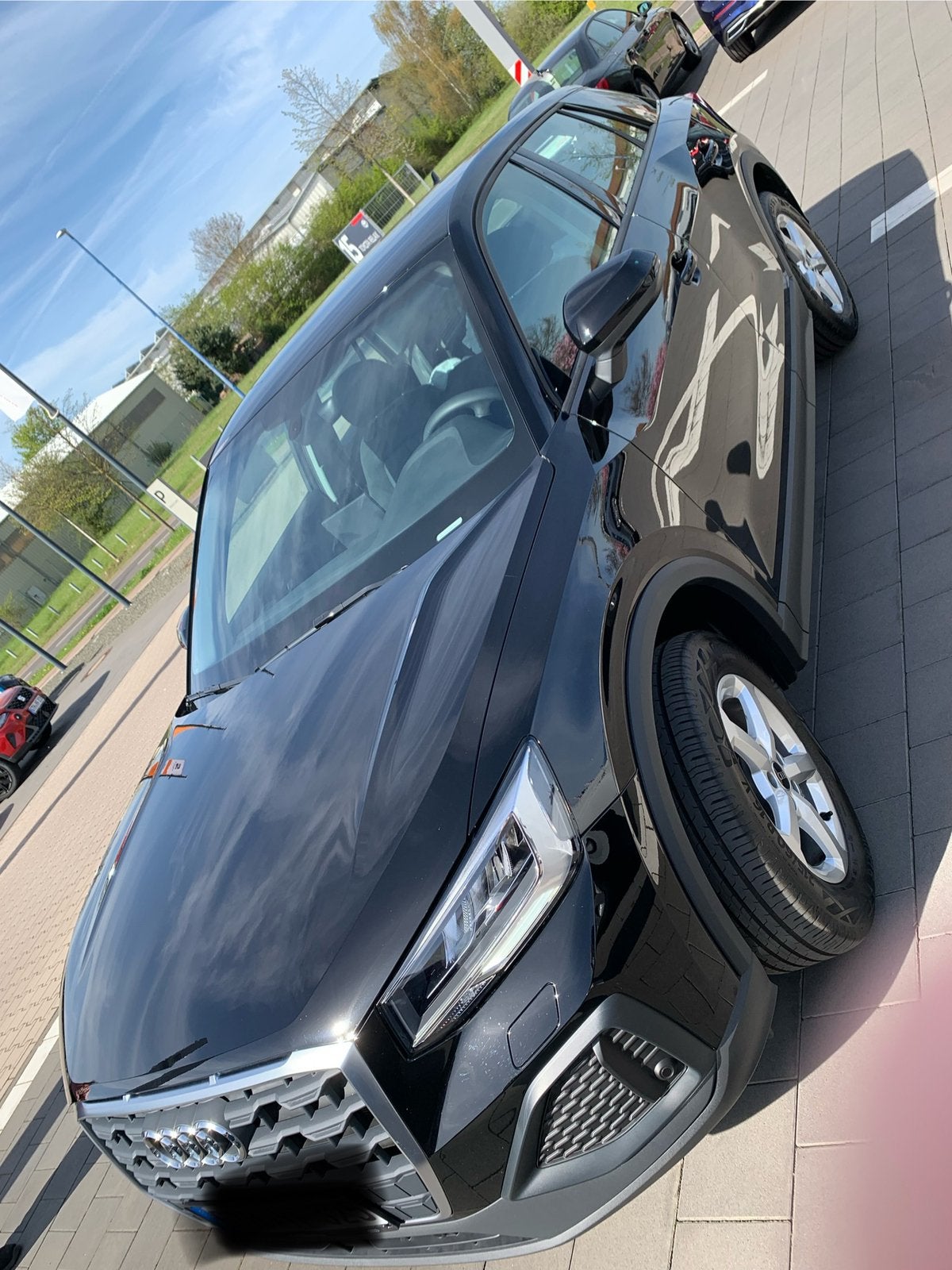 Audi Q2 35 Tfsi 150pk S Tronic 2022 Zwart, Auto's, Stof, 4 cilinders, Zwart, 690 kg