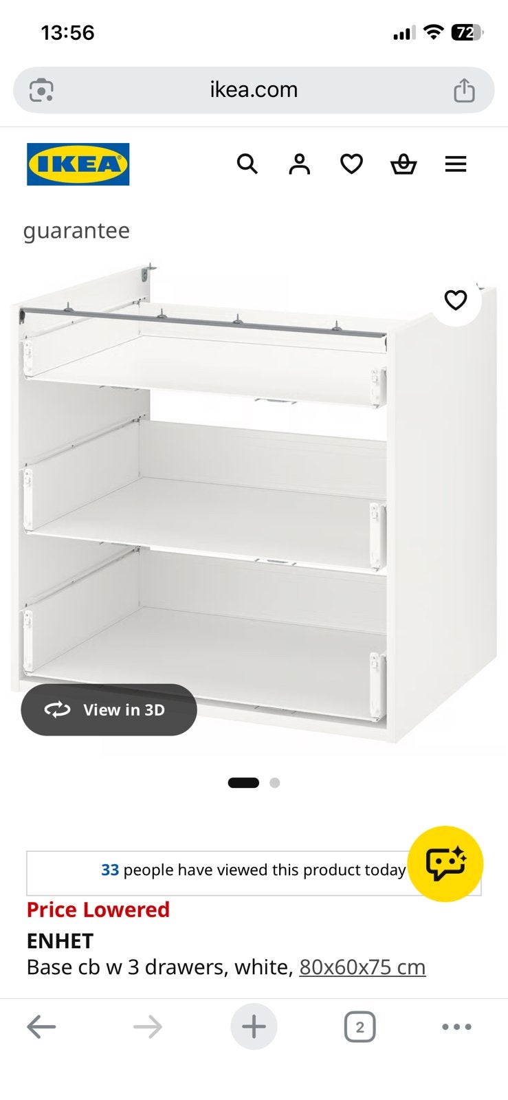 Ikea keukenblok kastjes, nieuw in doos, Ophalen, Nieuw
