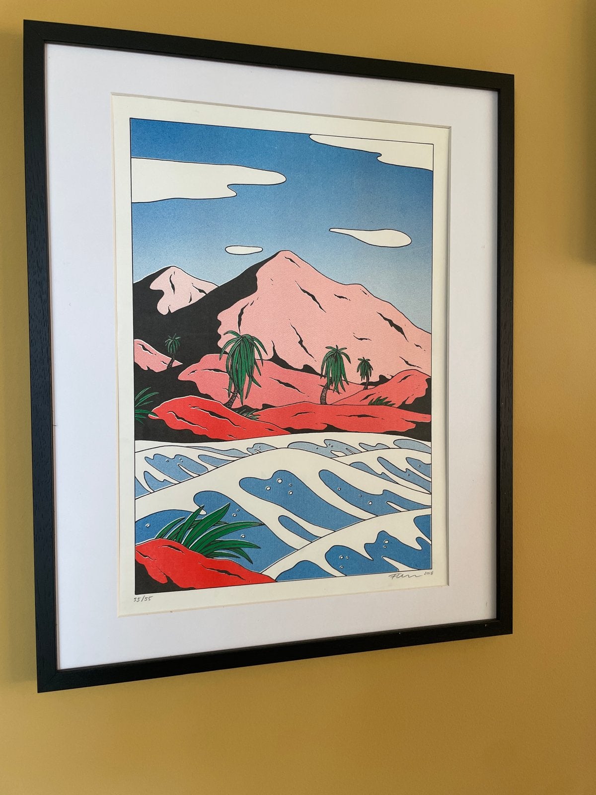 Genummerde litho van Floor van het Nederend (55/55), Antiek en Kunst, Kunst | Litho's en Zeefdrukken, Gelimiteerde oplage, Ophalen of Verzenden