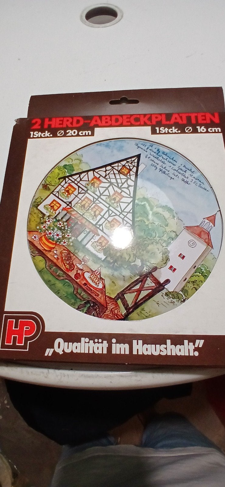 Vintage gasfornuis afdekplaten - Jaren '70 design, Huis en Inrichting, Ophalen, Overige typen, Nieuw, Metaal