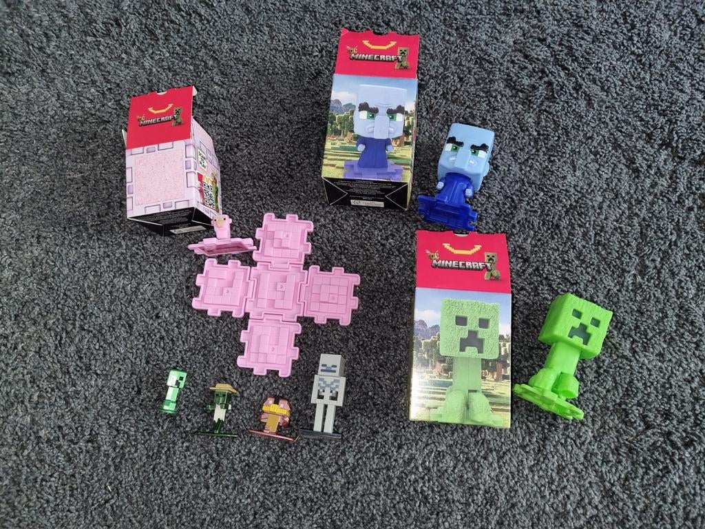Minecraft figuren en bouwsets, Ophalen of Verzenden, Zo goed als nieuw