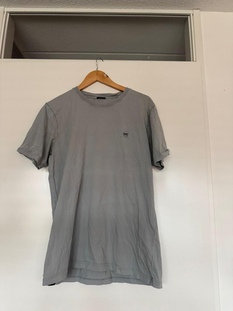 Denham T-shirt - Grijs - Maat XL, Ophalen of Verzenden, Gedragen, Maat 56/58 (XL), Grijs