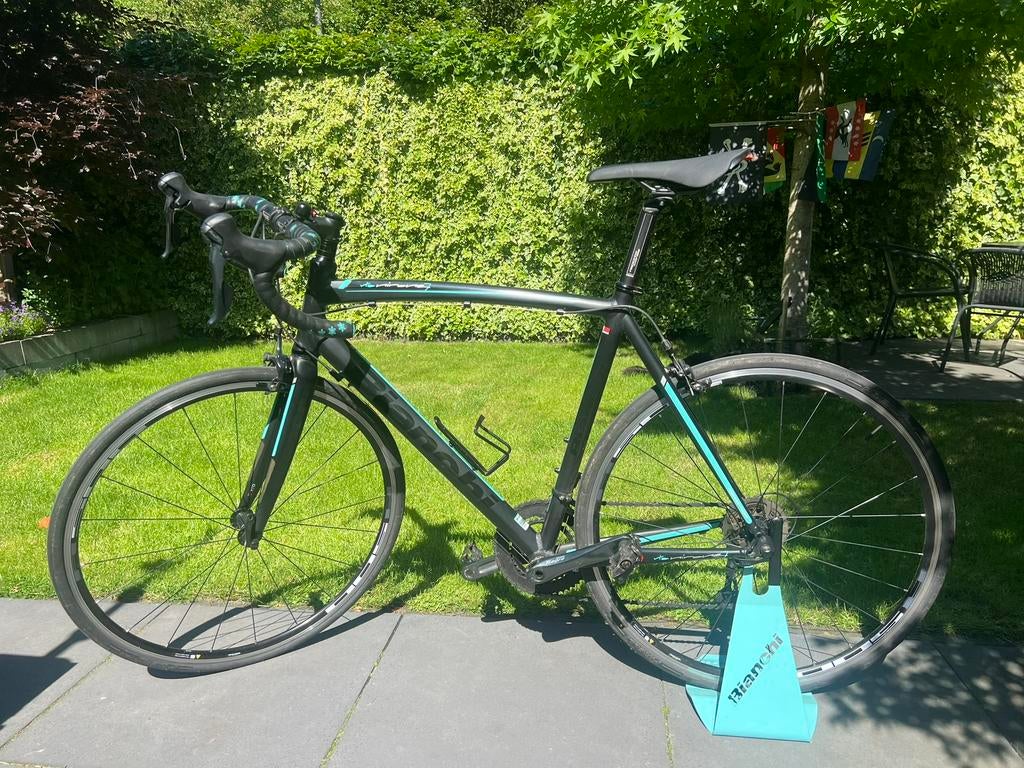 Bianchi Via Nirone 7, Shimano Tiagra, 57 cm, Fietsen en Brommers, Fietsen | Racefietsen, Gebruikt, Overige merken, Meer dan 20 versnellingen