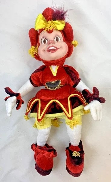 Efteling Pardijntje Pop Kunststof Hoofd Nar knuffel 43cm, Coolsingel 104, 3011 AG Rotterdam, Netherlands, Verzenden, Zo goed als nieuw