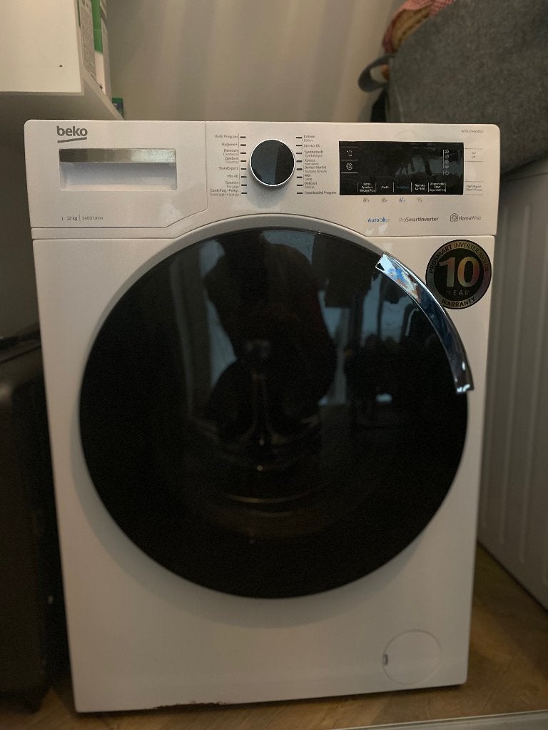 Wasmachine Beko, Ophalen, 1200 tot 1600 toeren, Gebruikt, 10 kg of meer