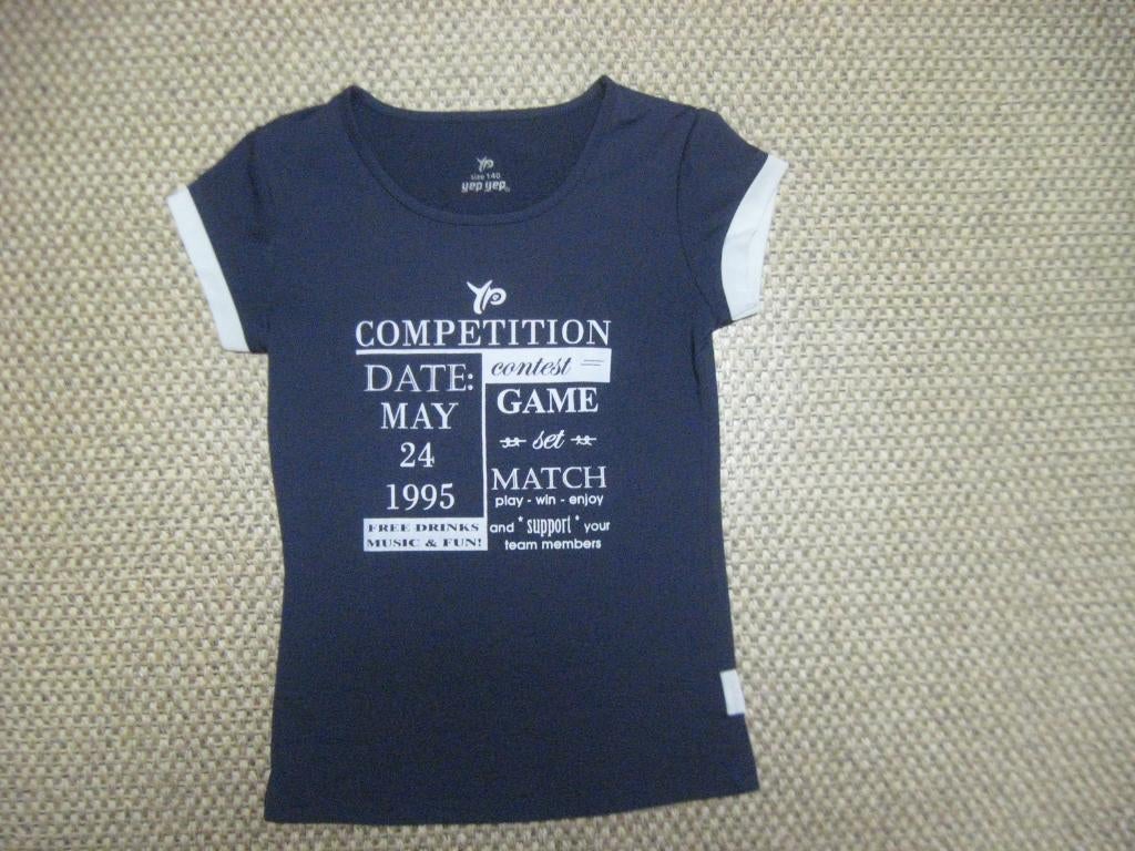Yep-Yep T-shirt maat 140, Meisje, Ophalen of Verzenden, Zo goed als nieuw, Shirt of Longsleeve