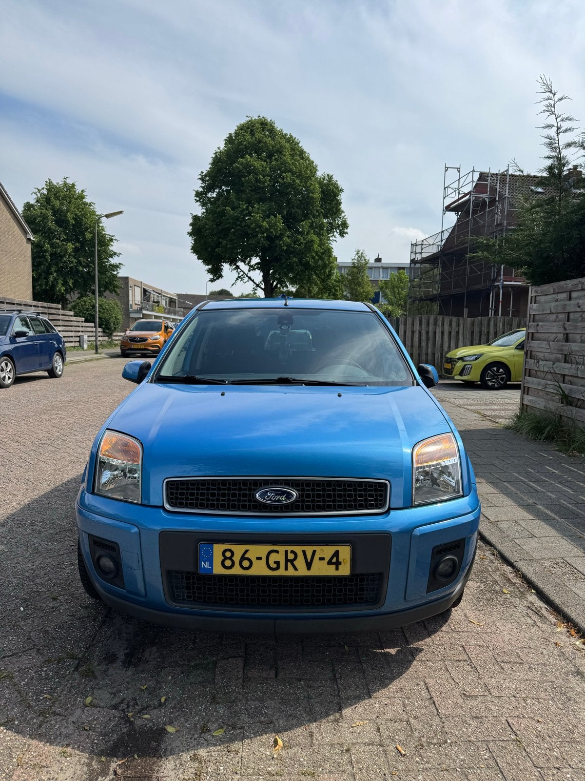 Ford Fusion 1.6 16V AUT 2008 Blauw, Auto's, 1596 cc, 1064 kg, Blauw, 49 €/maand