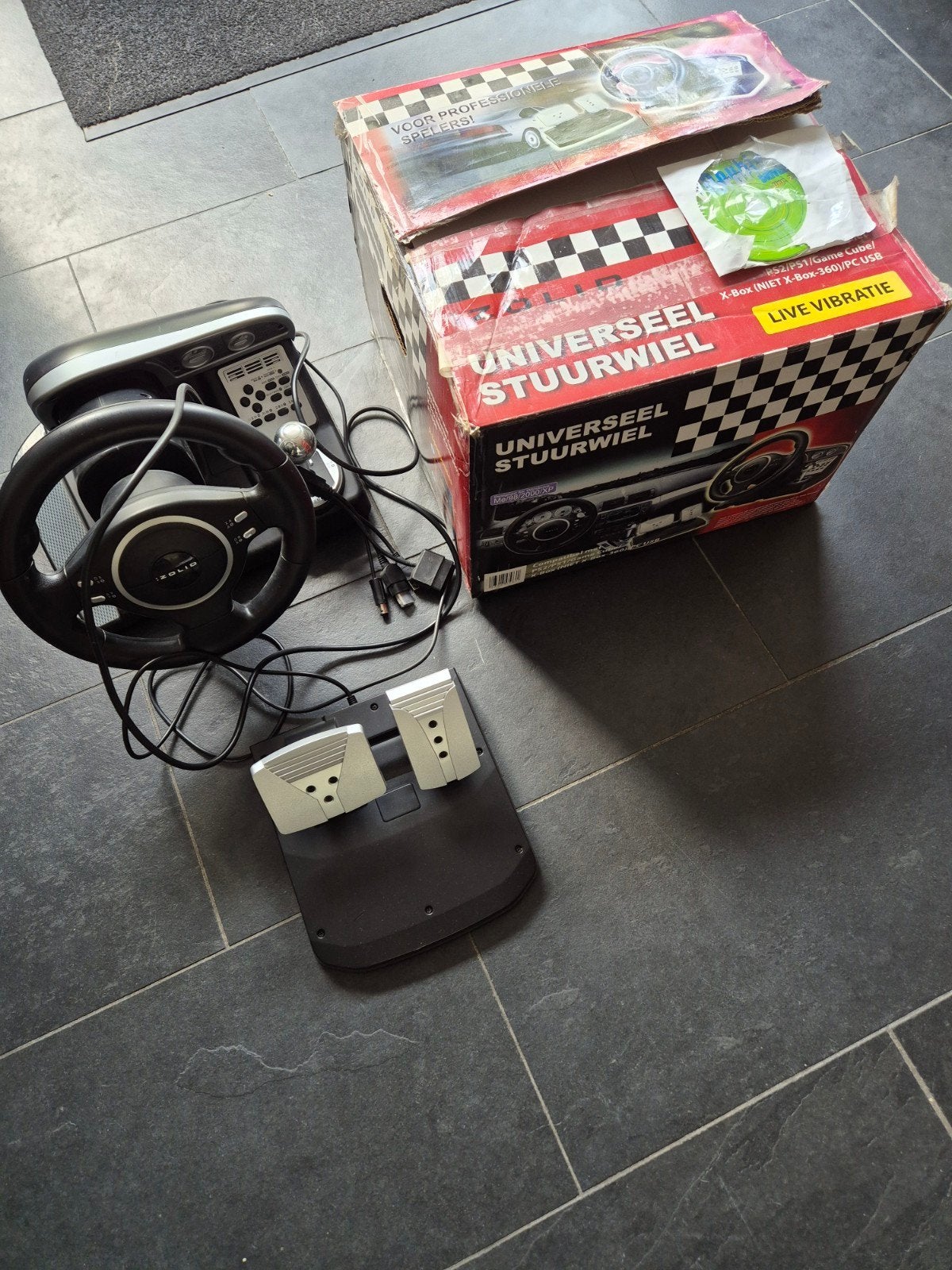 Universeel racestuur met pedalen en shifter - ZoLid, Ophalen, Racestuur, Gebruikt, Force feedback