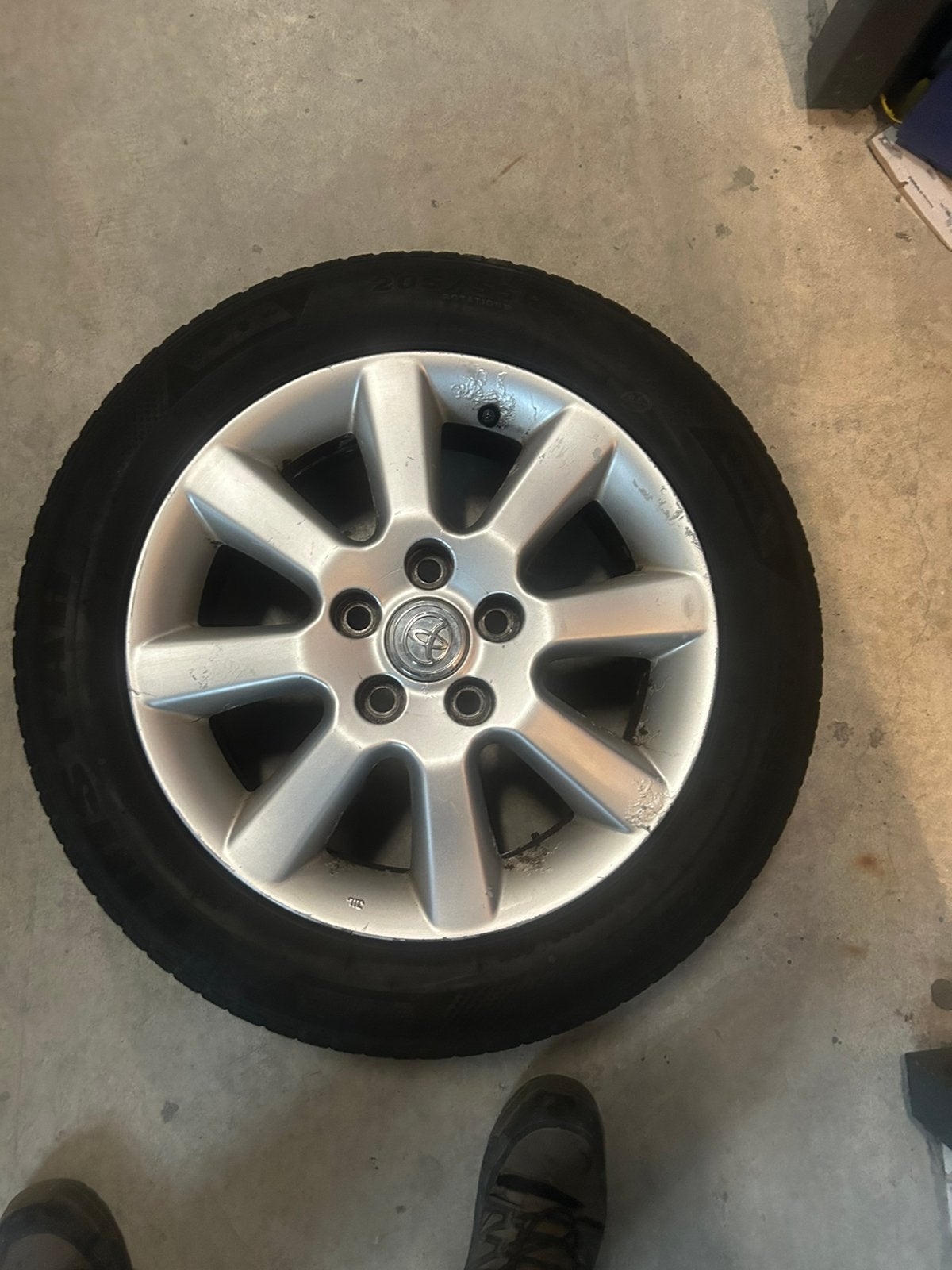 Velgen toyota 205-55-16, Ophalen, Gebruikt, Velg(en), 16 inch