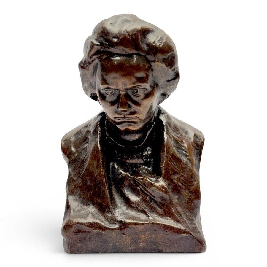 Bronzen buste, Beethoven, Ophalen of Verzenden