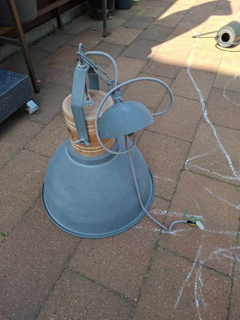 Lampenkap industrieel, Ophalen, E27 (groot), Zo goed als nieuw, Metaal