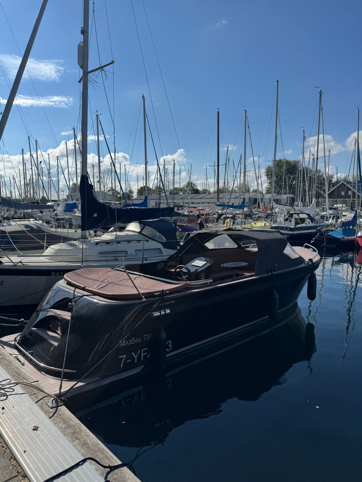 Maxima 720 Retro 100 PK I koelkast I boegschroef I Garmin I, Watersport en Boten, Tender, Boegschroef, Ophalen of Verzenden, Zo goed als nieuw