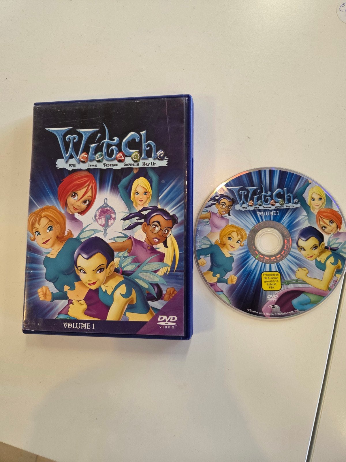 W.I.T.C.H. Volume 1 DVD Animation Disney, Cd's en Dvd's, Spaans, Spaans, Animatie, Ophalen of Verzenden