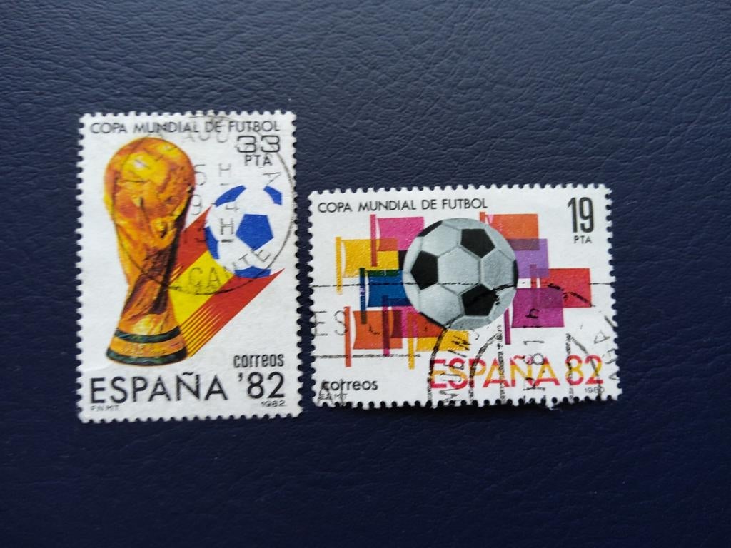 Spanje 1982 WK Voetbal postzegels, Postzegels en Munten, Ophalen of Verzenden
