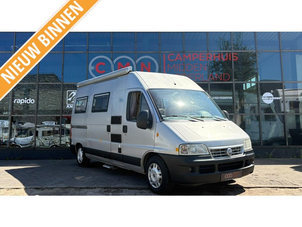 Moncayo Liberty Van 600 SP Airco,Vastbed,130PK, Caravans en Kamperen, Campers, Overige merken, Achteruitrijcamera, Fiat, Luifel