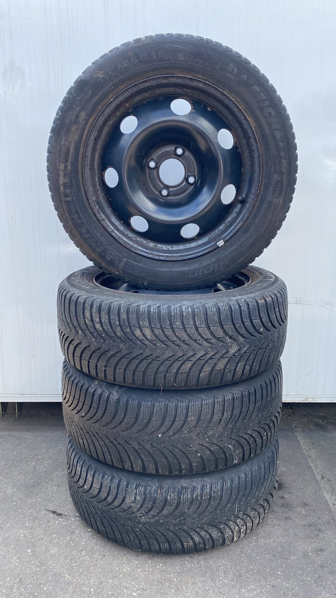 Citroen Berlingo Peugeot Partner Winter Banden Set 195-65-16, Gebruikt, -, -, Banden en Velgen