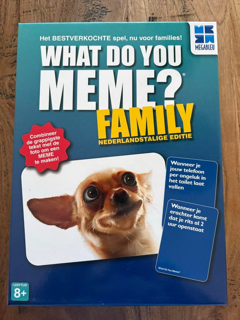 What Do You Meme? Family Edition - Nederlands, Hobby en Vrije tijd, Gezelschapsspellen | Bordspellen, Drie of vier spelers, Ophalen of Verzenden