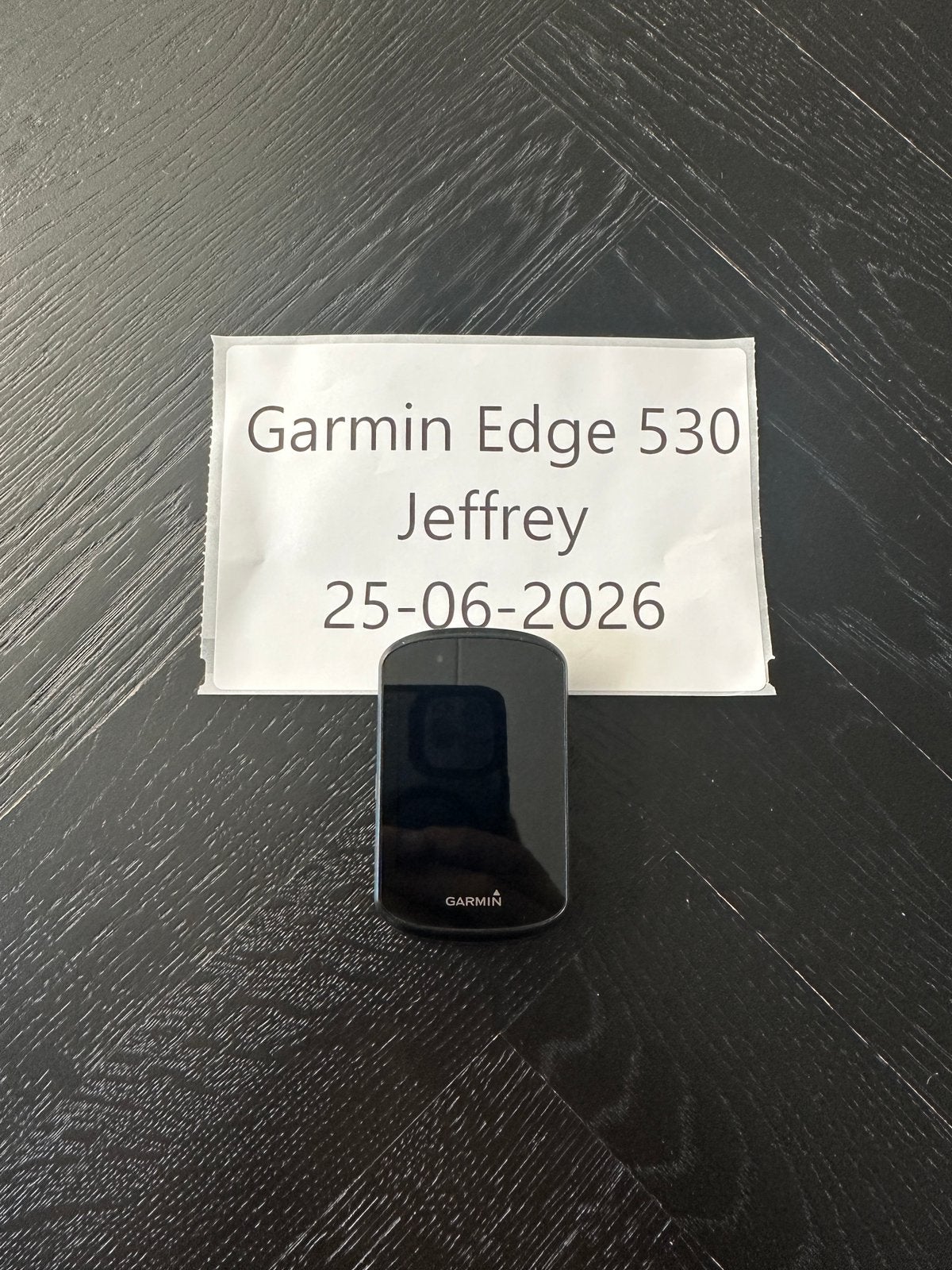 Garmin Edge 530, Ophalen, Zo goed als nieuw