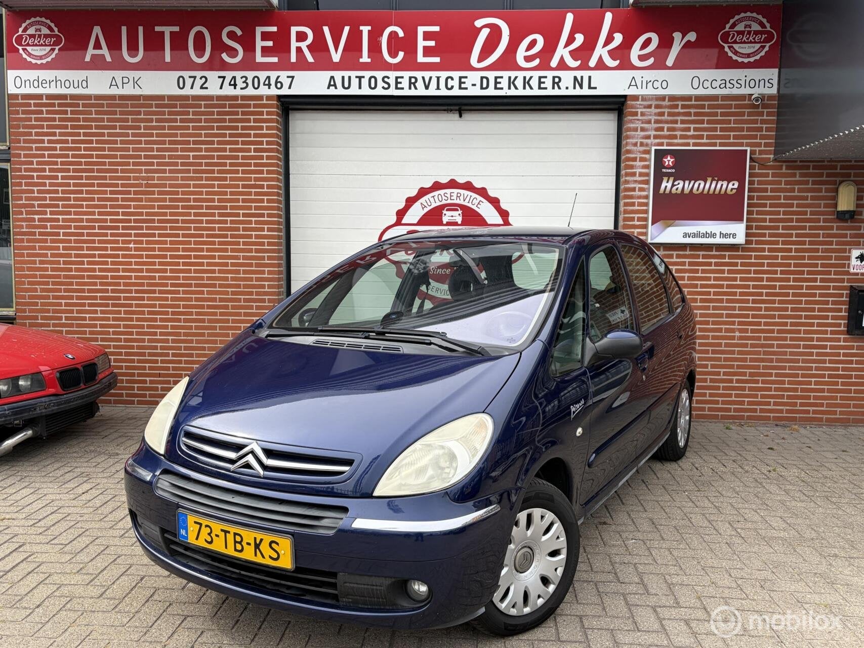 Citroen Xsara Picasso 1.6i-16V Caractère, Voorwielaandrijving, 4 cilinders, Blauw, Handgeschakeld