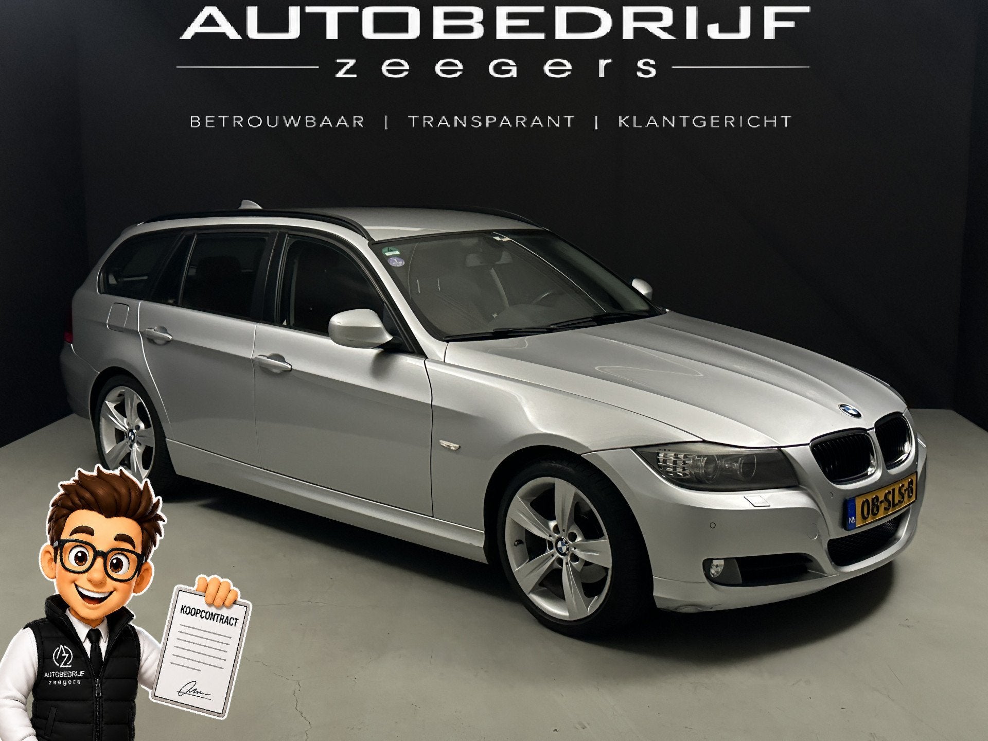 BMW 3 Serie Touring 318i Corporate Lease Luxury Line *Well-K, Auto's, Euro 5, Parkeersensor, 4 cilinders, Handgeschakeld