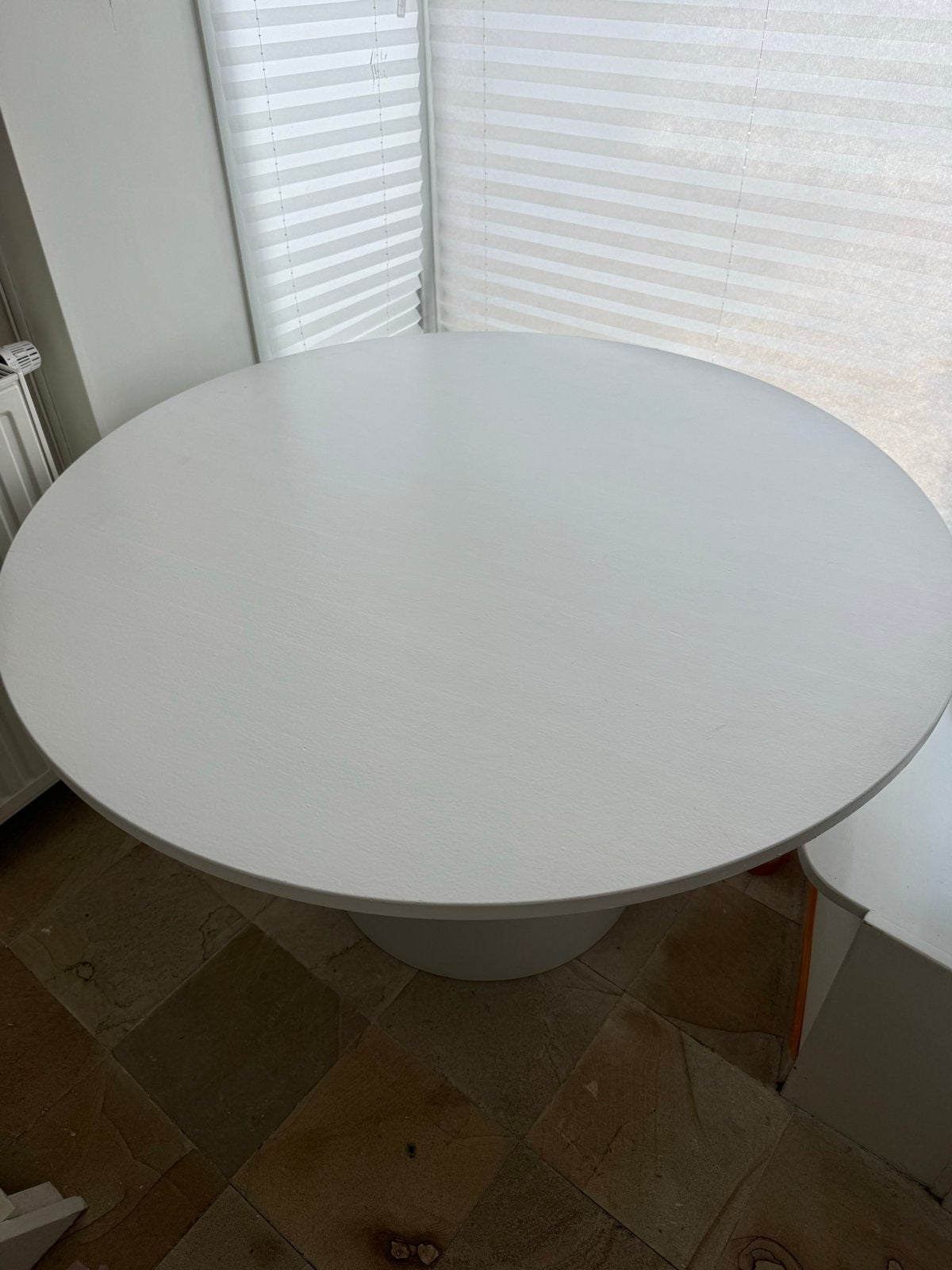 Ronde designtafel 130 cm - Modern en Stijlvol, Ophalen, Overige materialen, Gebruikt, 100 tot 150 cm