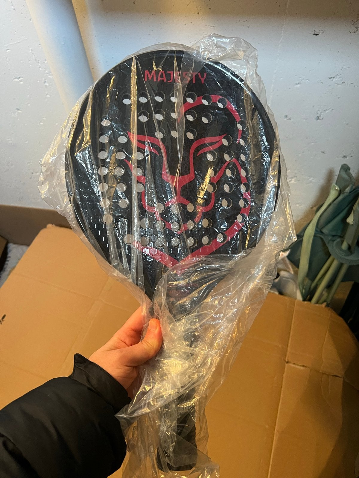 Majesty Padel Racket - Nieuw met 3K Carbon en EVA Soft, Ophalen of Verzenden, Nieuw, Padelracket