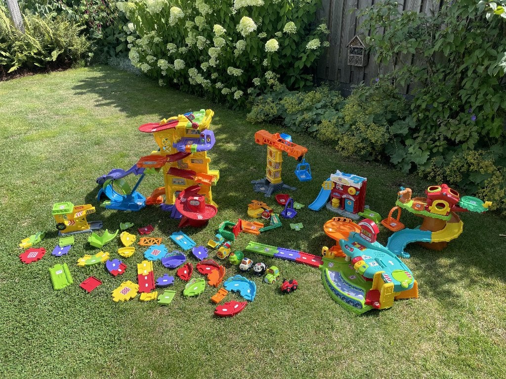 Grote set Toet Toet auto's, Kinderen en Baby's, Speelgoed | Vtech, Ophalen, Gebruikt, 2 tot 4 jaar