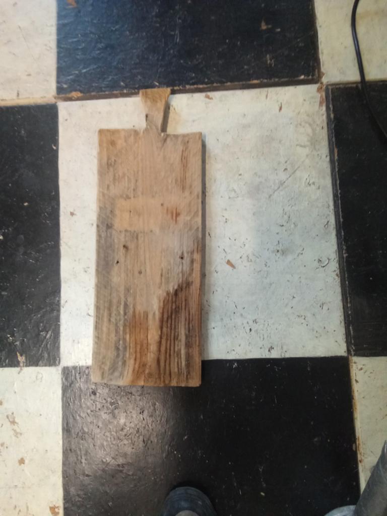 Oude Franse broodplank 52x19 cm, Antiek en Kunst, Antiek | Keukenbenodigdheden, Ophalen of Verzenden