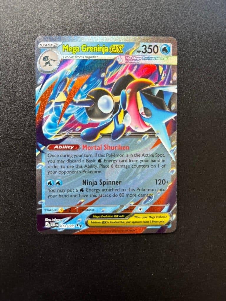 Mega Greninja ex (CRI 022), Ophalen, Zo goed als nieuw