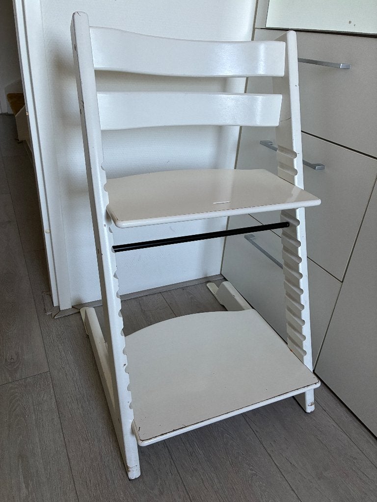 Stokke Tripp Trapp stoel, Kinderen en Baby's, Kinderstoelen, Ophalen, Gebruikt, Meegroeistoel, Aanschuifbaar