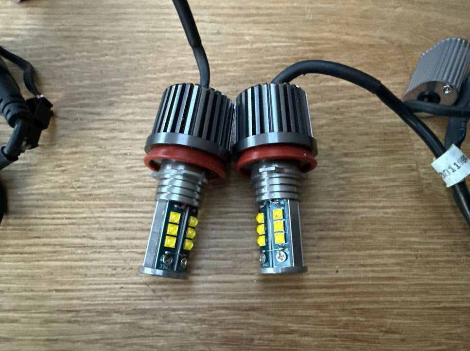 H8 LED lampen BMW Halo ring  E90 E92 E93- Helder wit licht, Ophalen of Verzenden, Gebruikt, Universele onderdelen