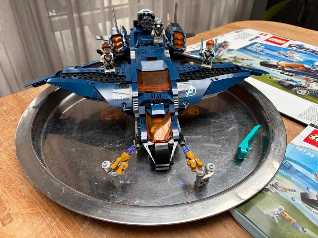Lego 76126 Avengers Ultimate Quinjet, Marvel, Lego, Ophalen of Verzenden, Zo goed als nieuw