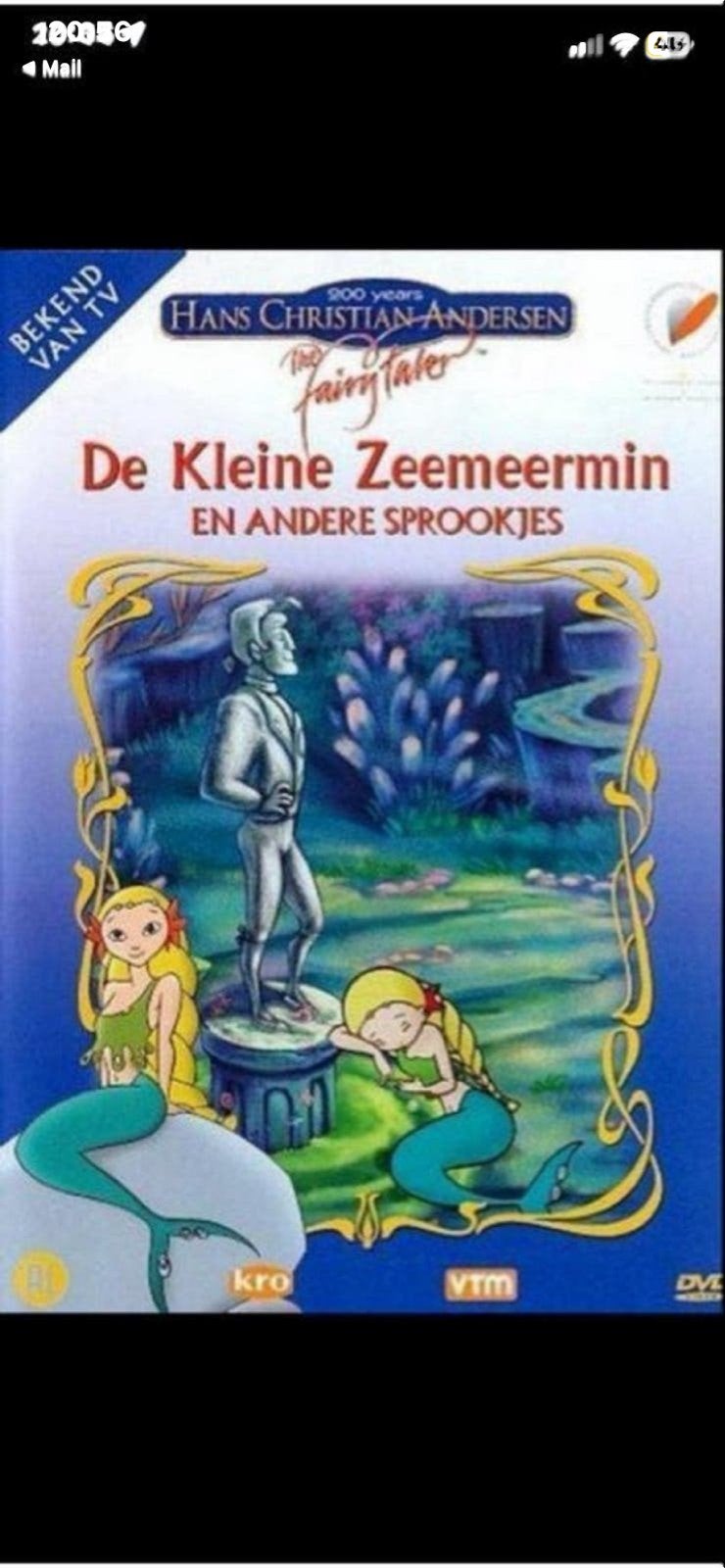 De Kleine Zeemeermin en Andere Sprookjes DVD, Europees, Gebruikt, Animatie, Alle leeftijden
