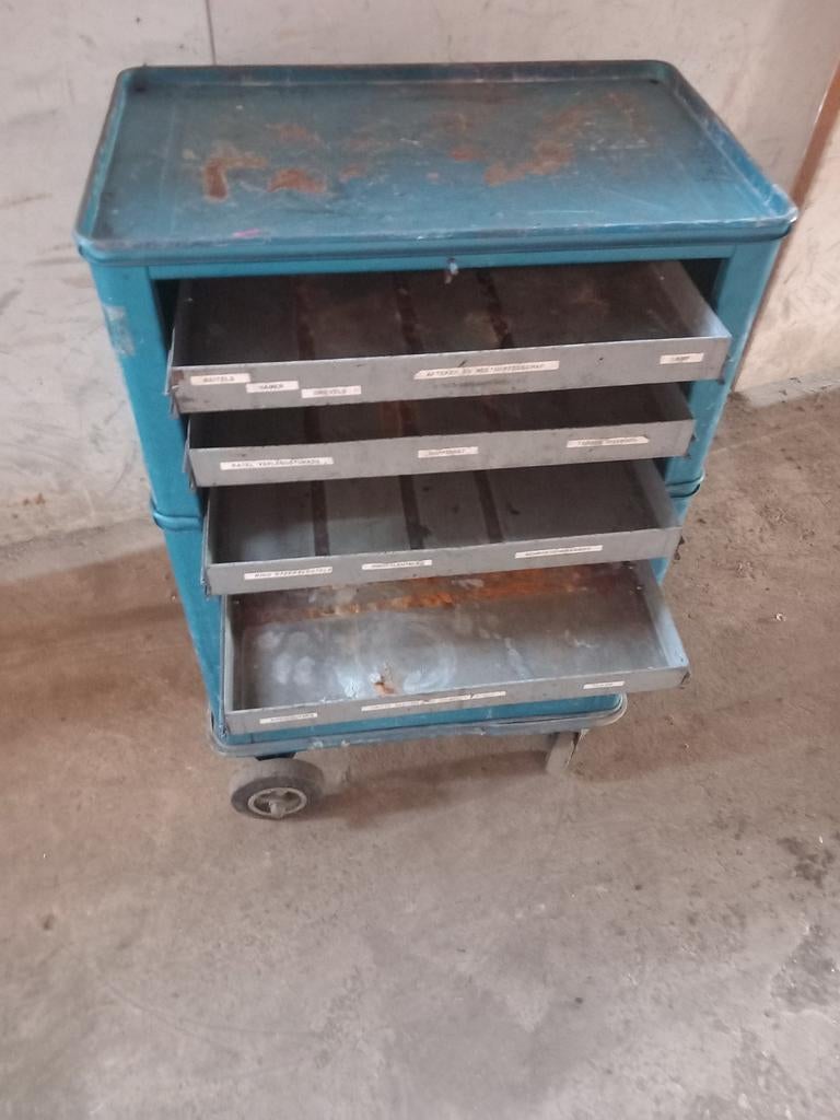 Gedore gereedschapkar &kunstof gereedschapkar, Ophalen