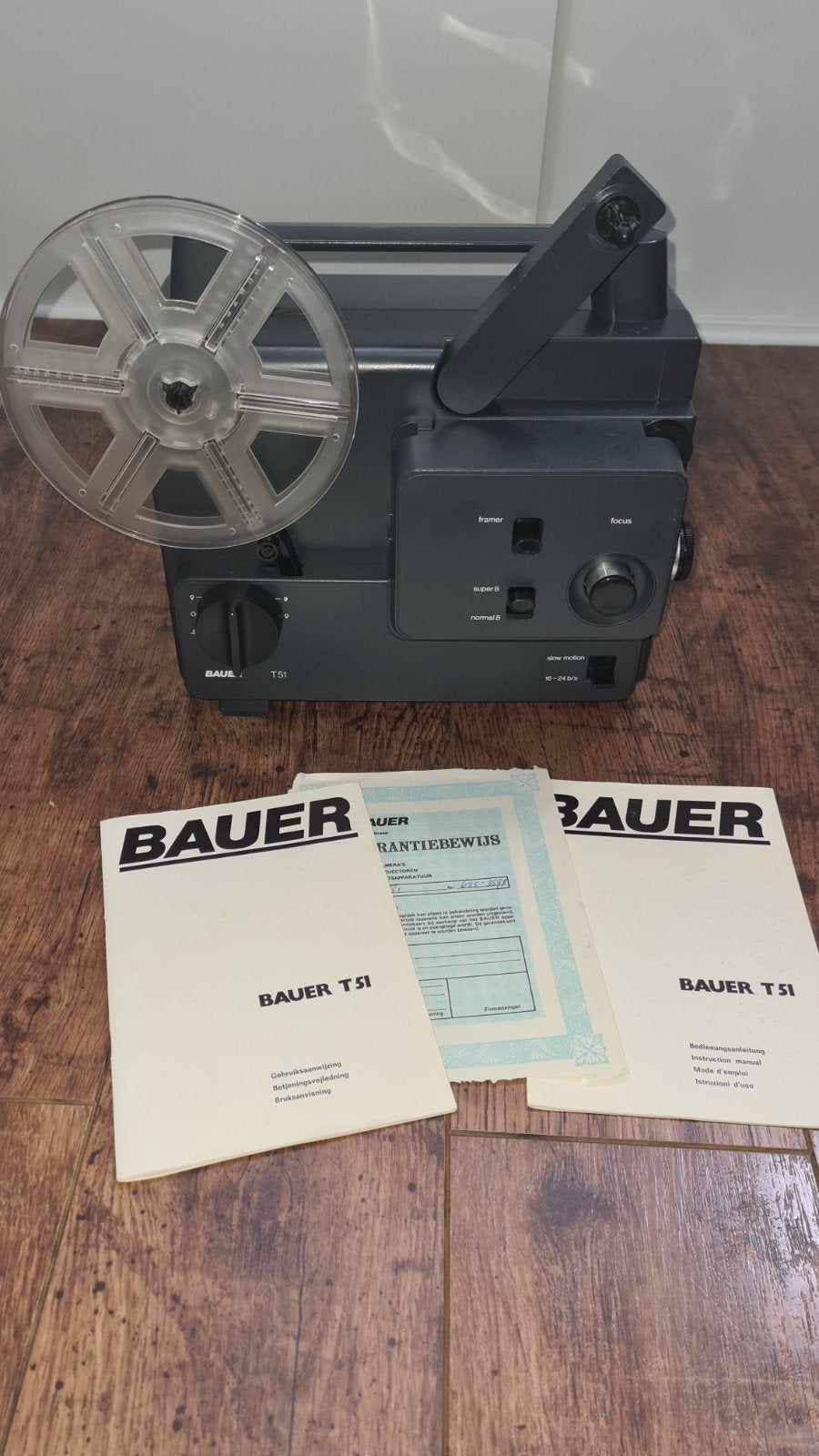 Bauer T51 Filmprojector – Super 8 én Normal 8, Verzenden, 1960 tot 1980, Projector