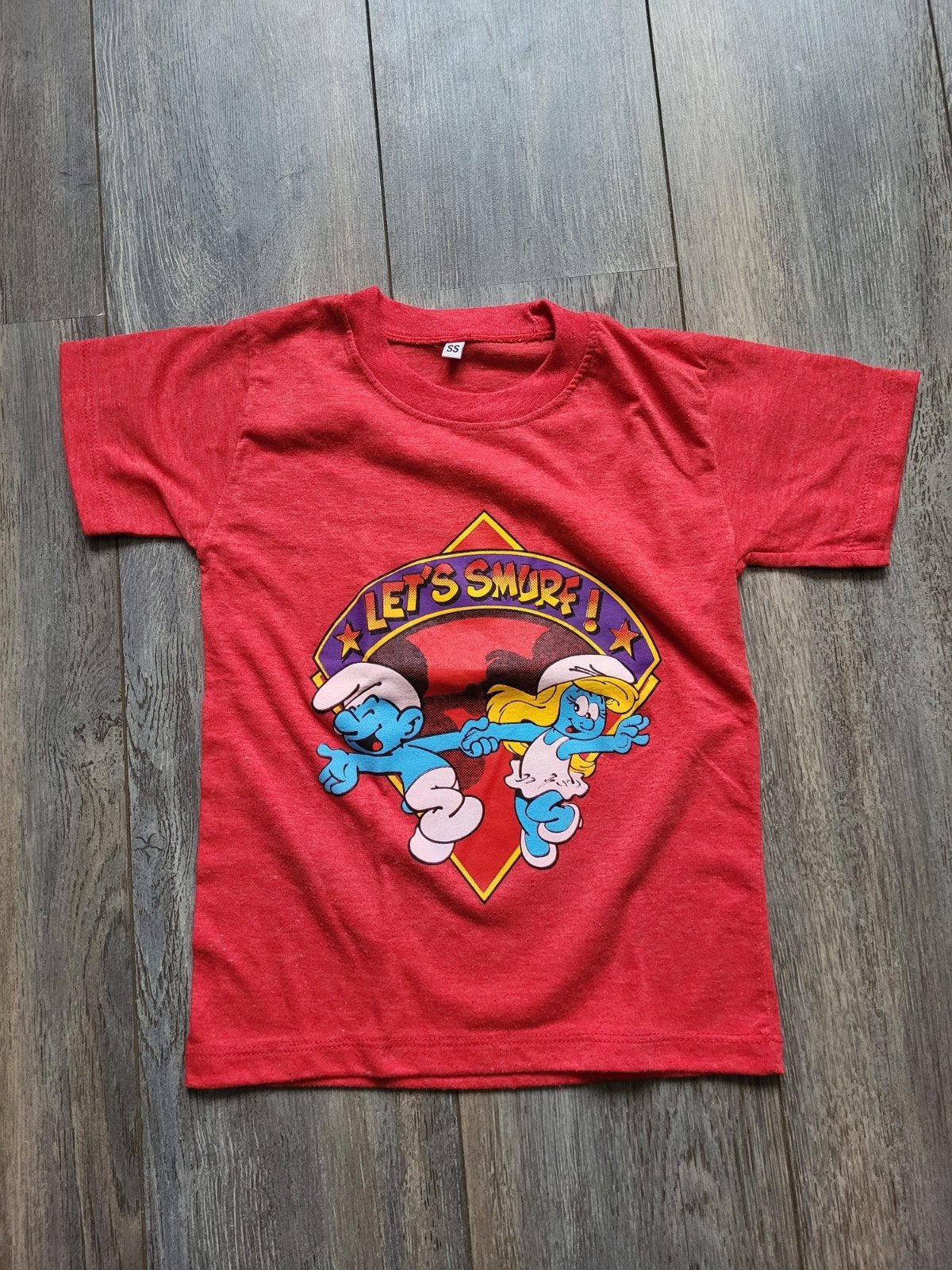 T-shirt smurfen, maat 104, Ophalen of Verzenden, Nieuw, Jongen of Meisje, Shirt of Longsleeve