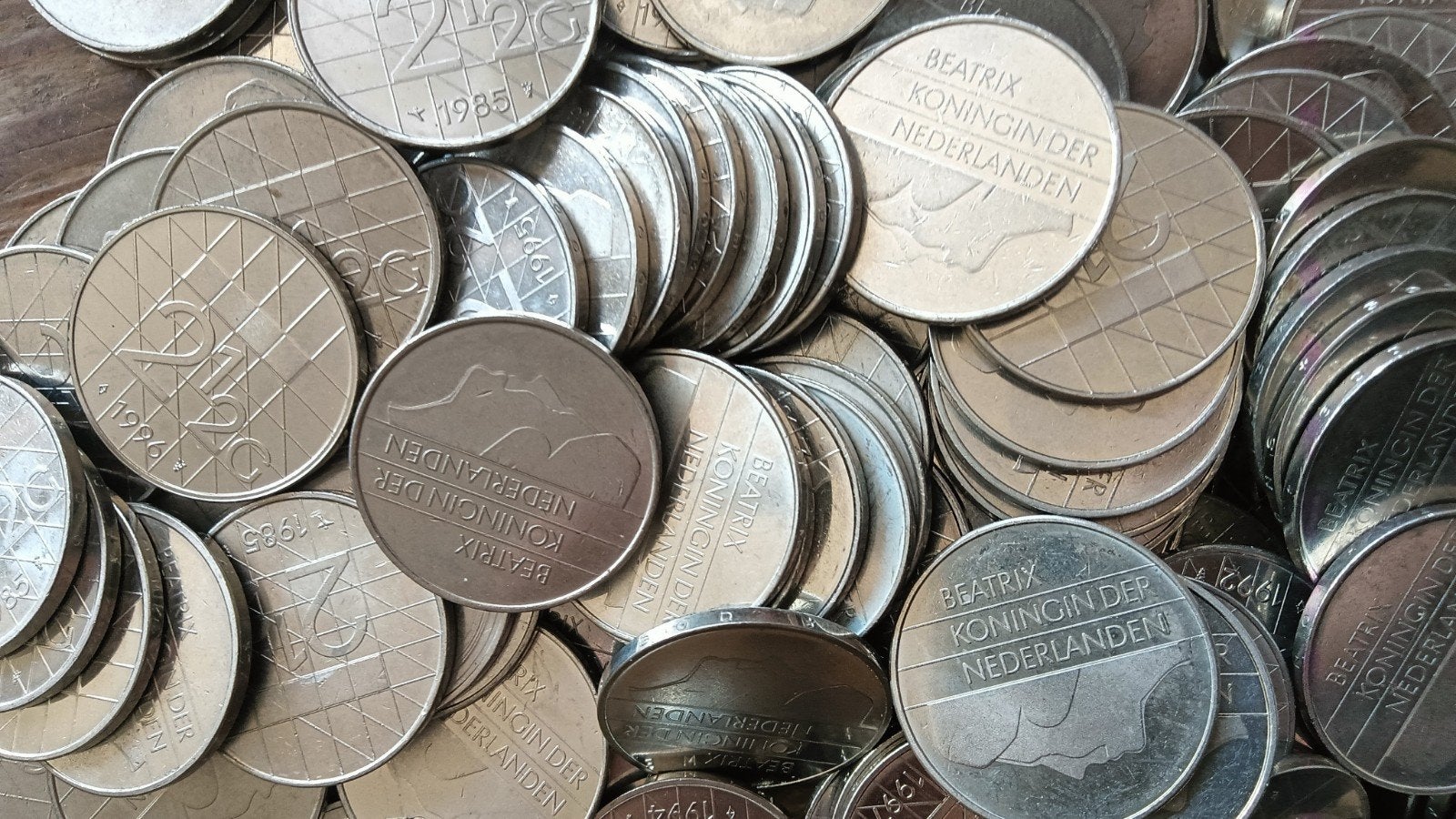 160 nikkelen rijksdaalders Beatrix slechts 40 euro, Ophalen of Verzenden, Nederland, Munten