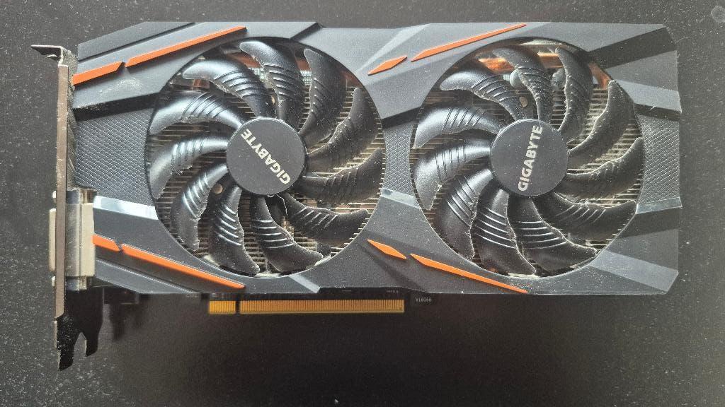 Gigabyte Radeon RX 480 G1 Gaming 8GB GDDR5 videokaart, Computers en Software, Videokaarten, PCI-Express 3, Gebruikt, AMD, HDMI