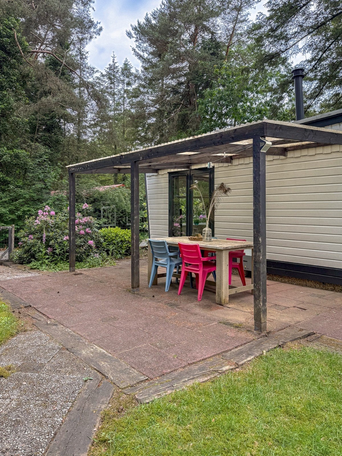 CHALET TE KOOP IJSSELHEIDE HATTEMERBROEK VELUWE VERHUUR BOS, 40 m², Chalet, Gelderland, 2 slaapkamers