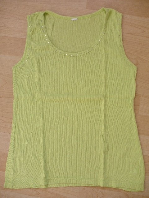 Top lime groen ribbel met strass steentjes maat XL, Kleding | Dames, Tops, Maat 46/48 (XL) of groter, Ophalen of Verzenden, Zo goed als nieuw