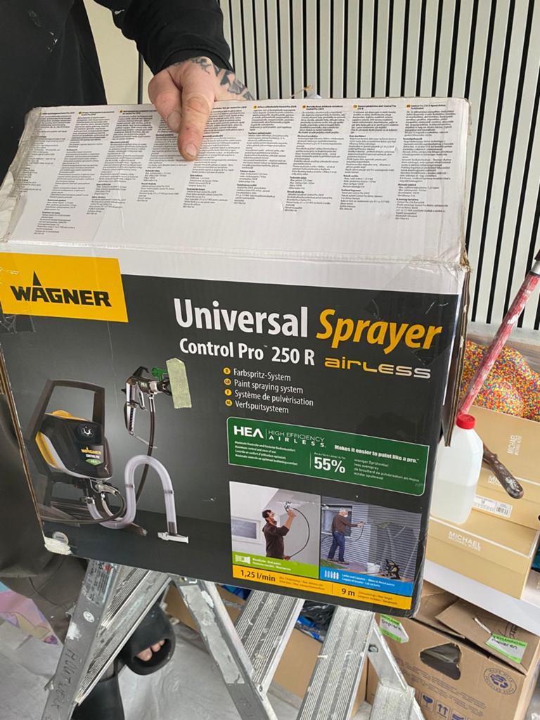 Wagner Control Pro 250 R airless verfspuitsysteem., Ophalen, Verfspuit of Verfpomp