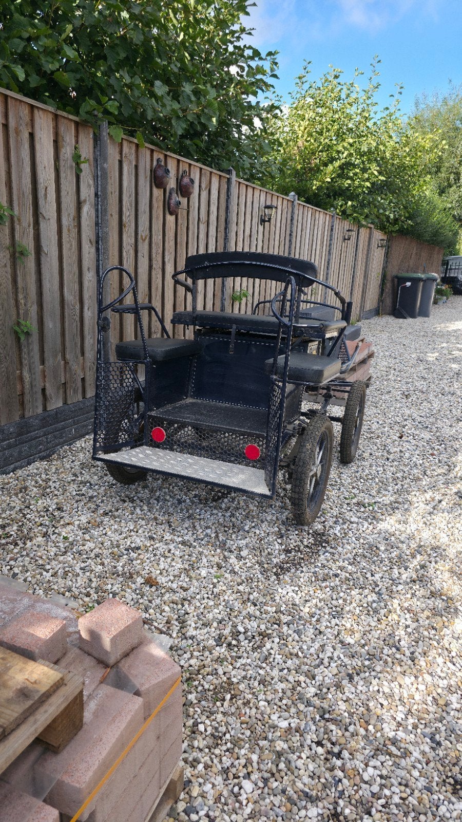 enkel/dubbelspan ponywagen, Marathonwagen, Zo goed als nieuw, Marathonwagen, Pony
