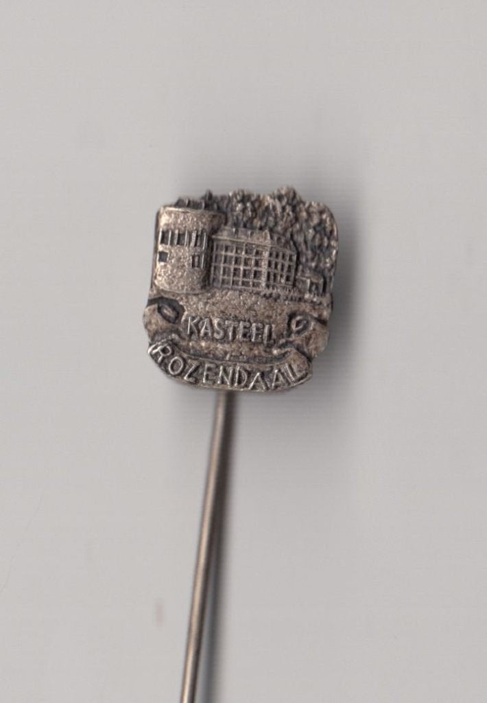 Rozendaal Kasteel speldje, Verzamelen, Speldjes, Pins en Buttons, Gebruikt, Niet vindbaar, Niet vindbaar, Speldje of Pin