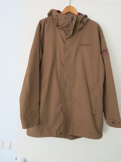 Columbia jas parka model maat L, Maat 52/54 (L), Columbia, Bruin, Ophalen of Verzenden